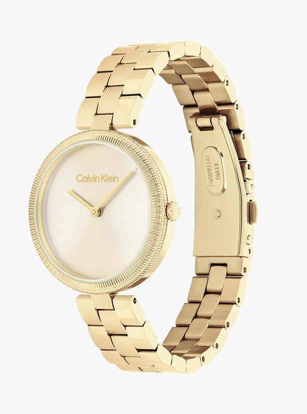 CALVIN KLEIN Gleam Women Analog Watch with Metal Strap - 25100014