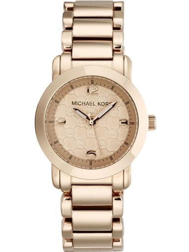 Michael Kors Outlet Analog Rose Gold Dial Women'S Watch-Mk3159