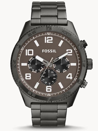 Fossil Brox Multifunction Smoke Stainless Steel Watch