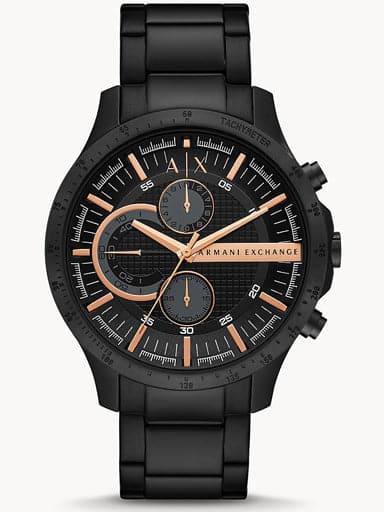 Armani Exchange Chronograph Black Stainless Steel Watch Ax2429