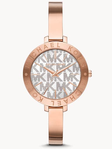 Michael Kors Jaryn Three-Hand Rose Gold-Tone Stainless Steel Watch Mk4623I