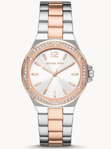 Michael Kors Lennox Three-Hand Two-Tone Stainless Steel Watch Mk6989I
