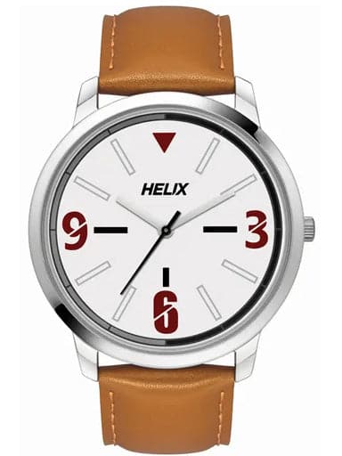 Helix Mens Silver Dial Analogue Watch Tw039Hg01