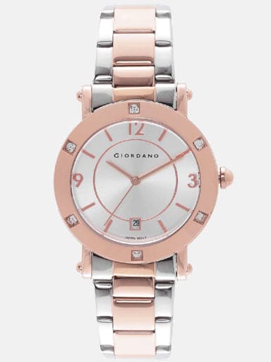 Giordano Analogue Silver Dial Women'S Watch 2969-44