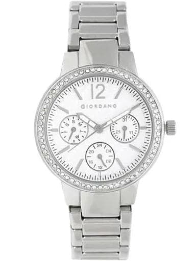 Giordano Multi Function Silver Dial Women'S Watch 2890-22