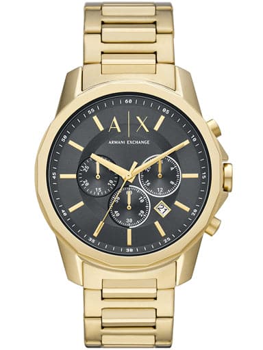 Armani Exchange Chronograph Gold-Tone Stainless Steel Watch Ax1721