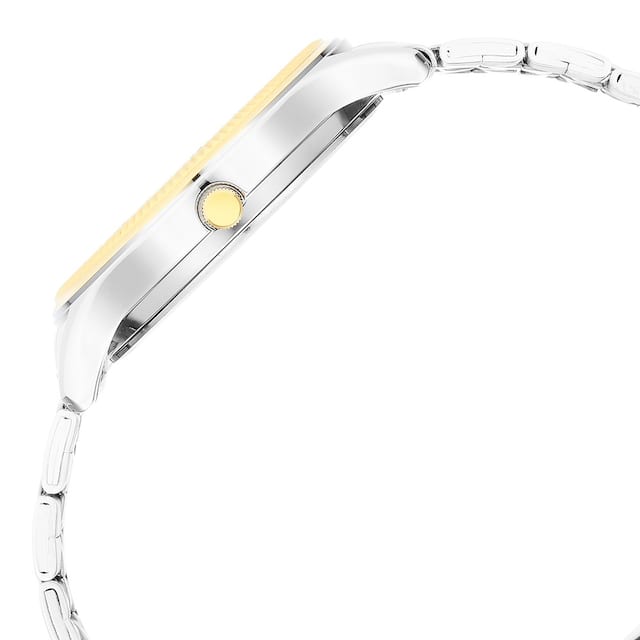 Karishma Blue Dial Brass Strap Watch 1824BM03