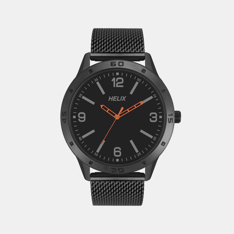 Male Black Analog Stainless Steel Watch TW051HG00