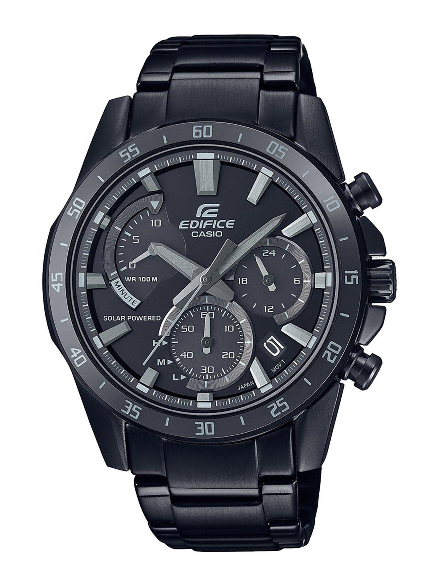 Casio Edifice Black Chronograph - Men'S Watch Ed529