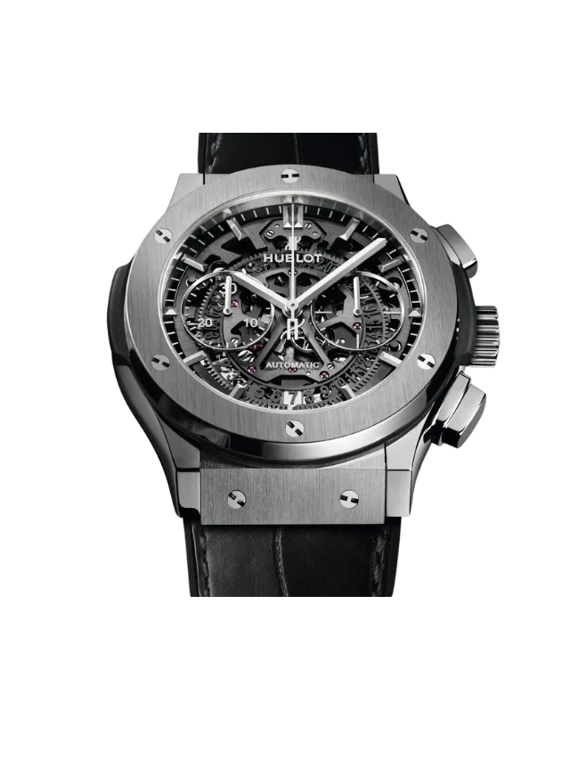 HUBLOT 525.NX.0170.LR – CLASSIC FUSION AEROFUSION TITANIUM AUTOMATIC SKELETON DIAL MEN’S WATCH