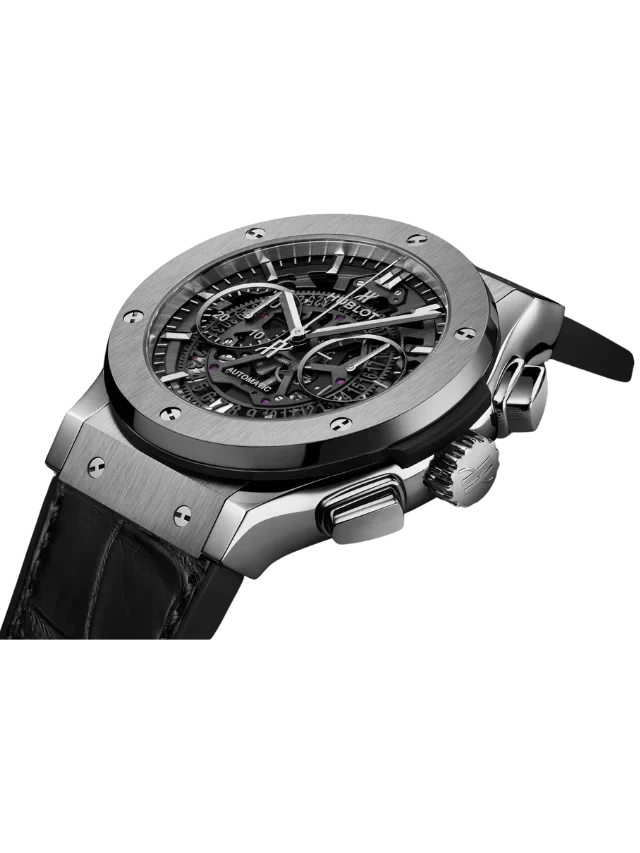 HUBLOT 525.NX.0170.LR – CLASSIC FUSION AEROFUSION TITANIUM AUTOMATIC SKELETON DIAL MEN’S WATCH