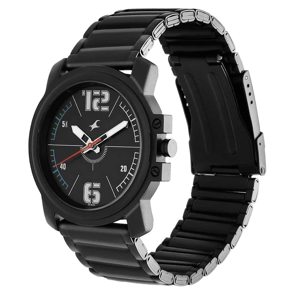 NR3039NM02 SILVER DIAL STAINLESS STEEL STRAP WATCH
