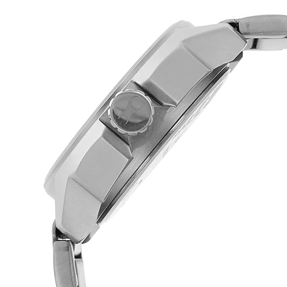 NR3089SM01 SILVER DIAL SILVER METAL STRAP WATCH