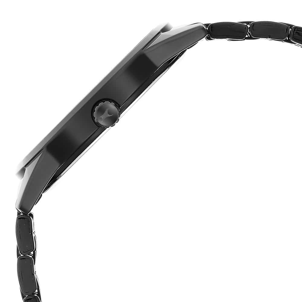 NR3277NM01 STUNNERS 3.0 BLACK DIAL METAL STRAP WATCH