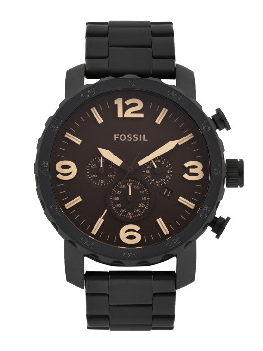 Fossil Men Brown Dial Chronograph Watch JR1356