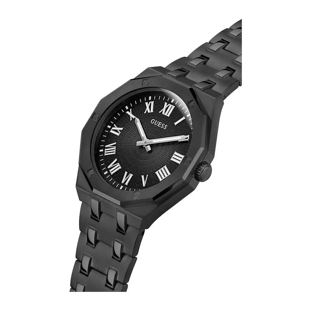 GUESS Asset Analog Watch for Men with Round Dial & Water Resistant Man's Wrist Watches