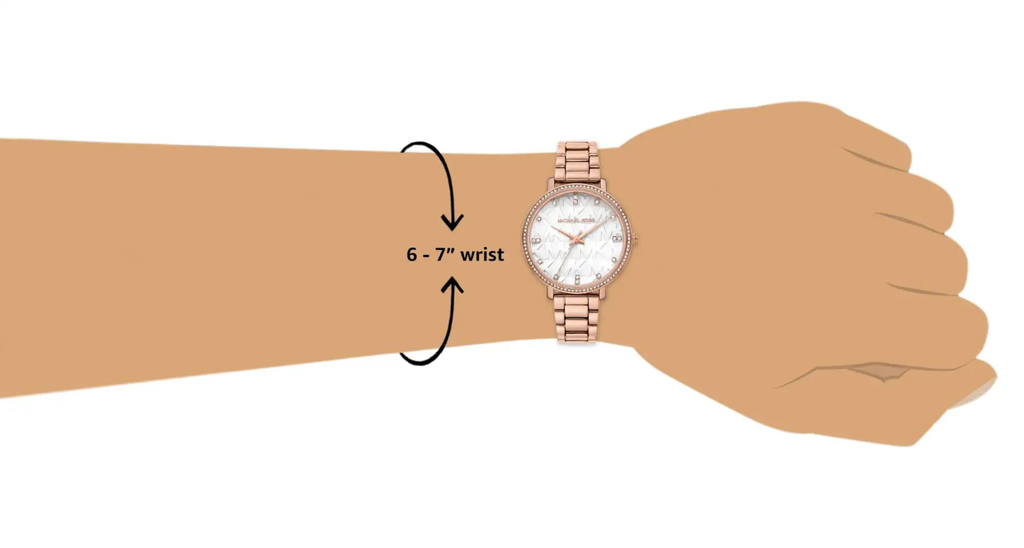 Michael Kors Analog White Dial Women's Alloy Watch-Mk4594