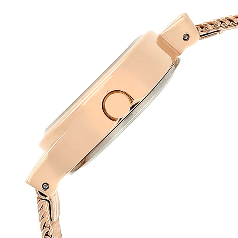 NP6015WM01 SILVER DIAL STAINLESS STEEL STRAP WATCH