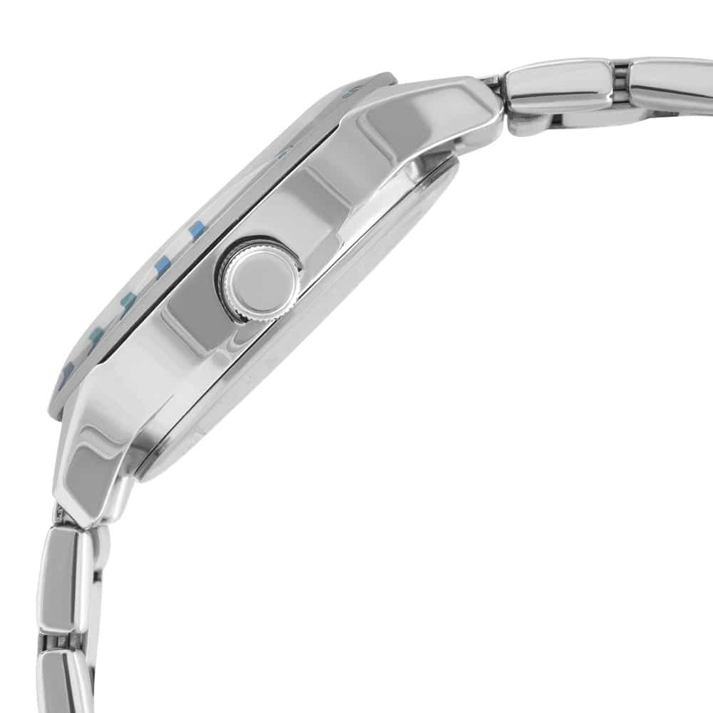 6078SM11 FASTRACK SILVER DIAL QUARTZ ANALOG WATCH FOR GIRLS