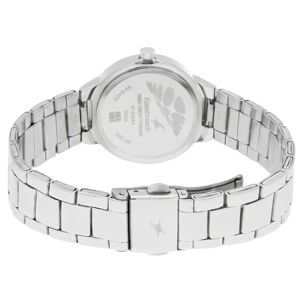 NR6150SM03 CHECKMATE BLUE DIAL STAINLESS STEEL STRAP WATCH
