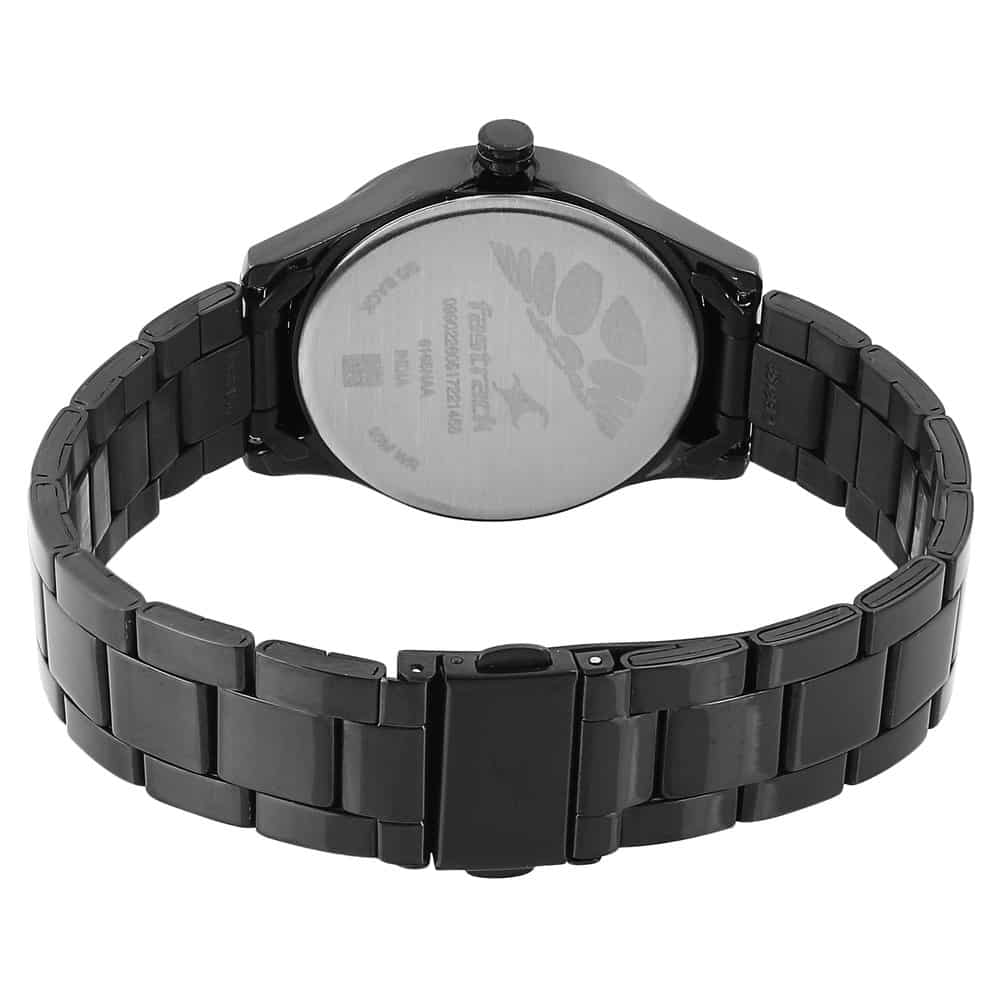 NR6165NM01 ALL NIGHTERS BLACK DIAL METAL STRAP WATCH
