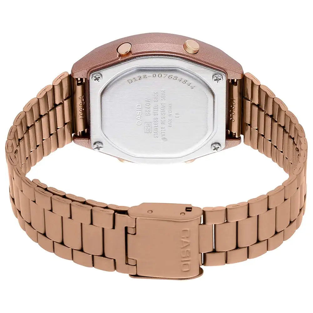 Casio Vintage Series Digital Rose Gold Dial Women's Watch-B640WC-5ADF