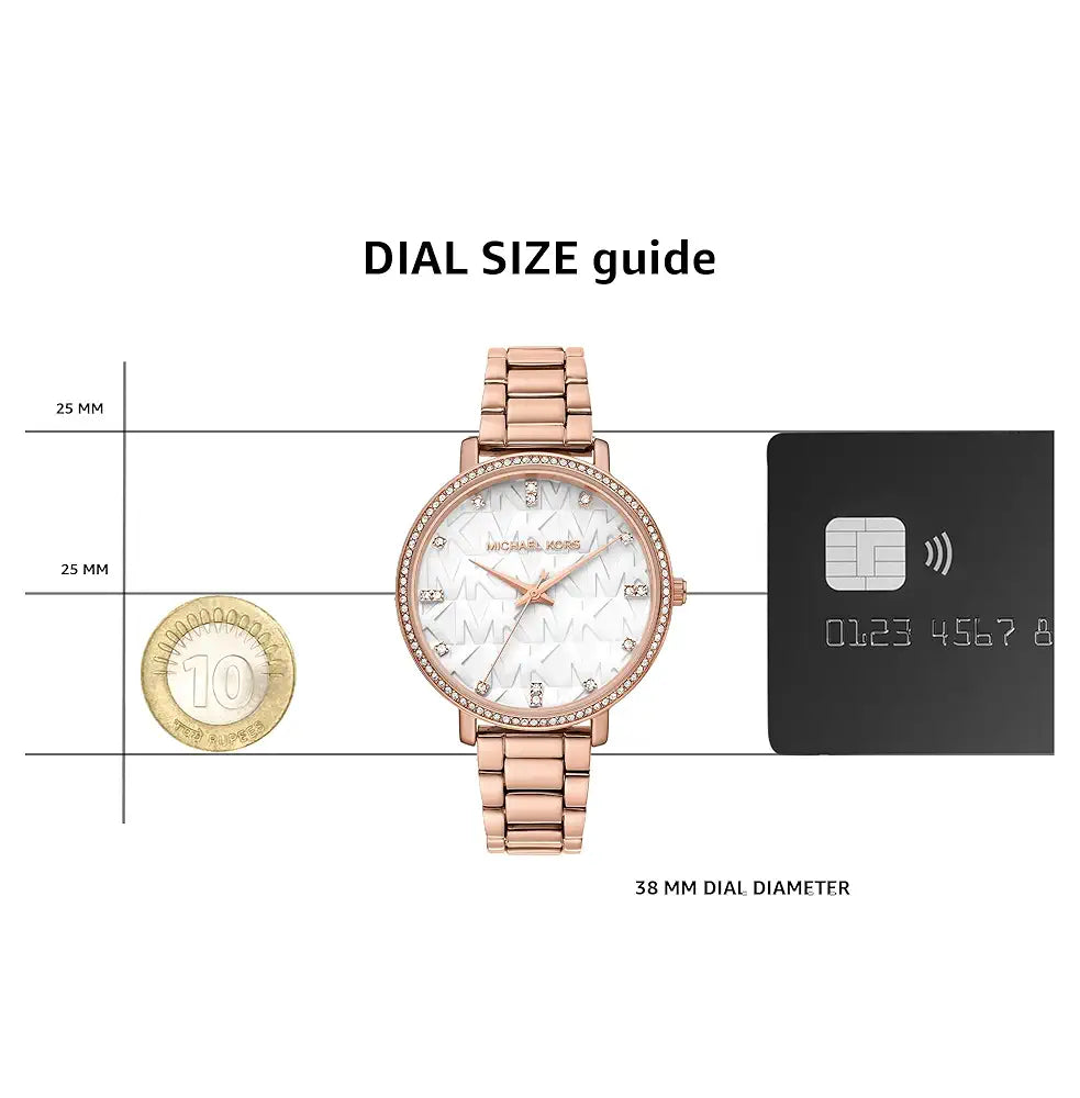 Michael Kors Analog White Dial Women's Alloy Watch-Mk4594