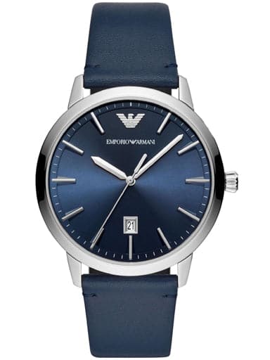 Emporio Armani Ruggero Set Quartz Watch Silver