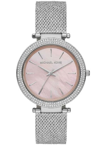 Michael Kors Darci Three-Hand Watch With Glitz Accents