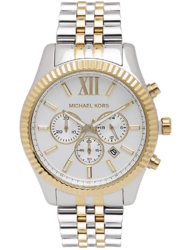 Michael Kors Analog White Dial Men'S Watch - Mk8344I