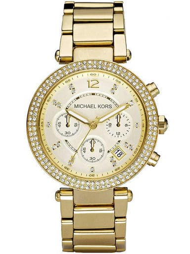Michael Kors Parker Analog Gold Dial Women'S Watch - Mk5354