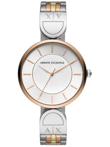 Armani Exchange Brooke Analog Silver Dial Women'S Watch