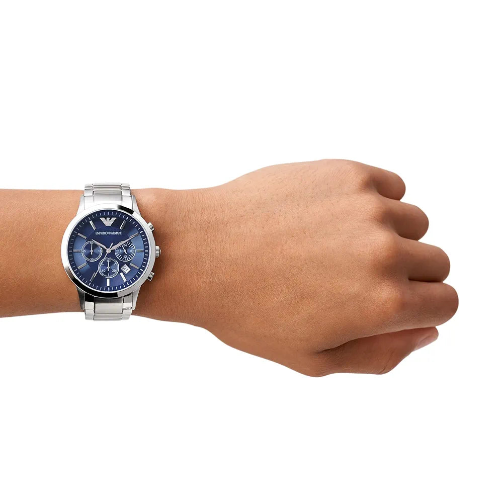 Emporio Armani Renato Analog Blue Dial Men's Watch - AR2448