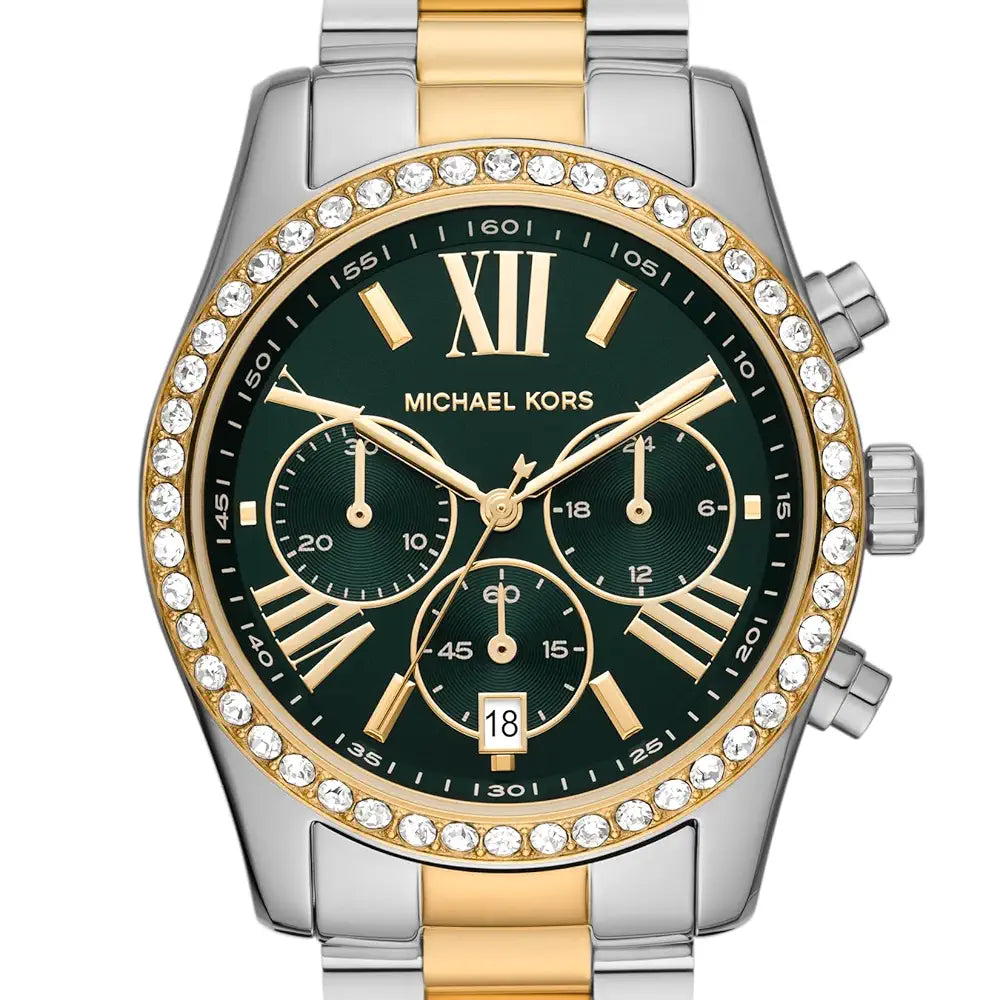 Michael Kors Lexington Analog Green Dial Women's Watch-MK7303