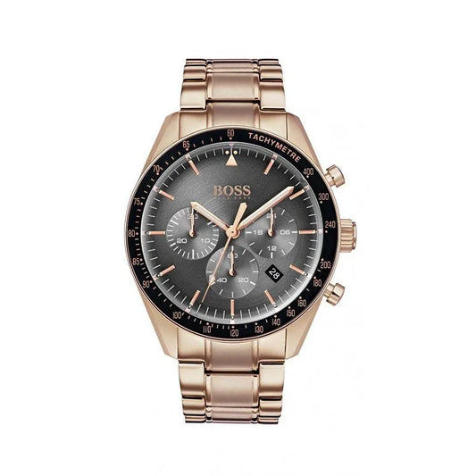 Mens Hugo Boss HB1513632 Rose Gold Chronograph Trophy Watch