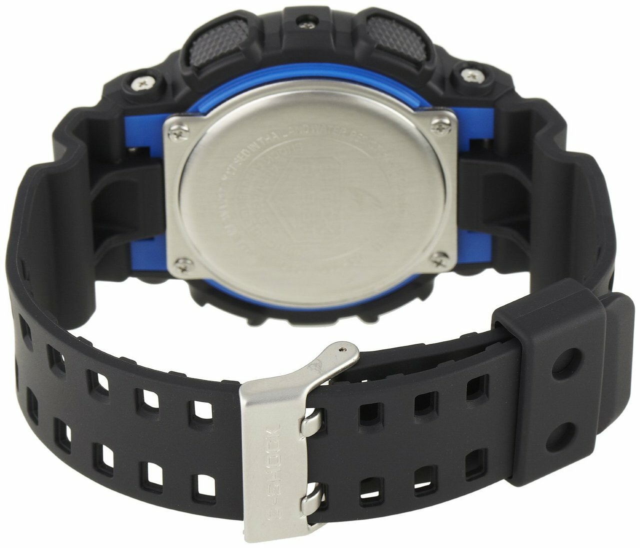 Duo Series Blue Bezel Watch GA100-1A2