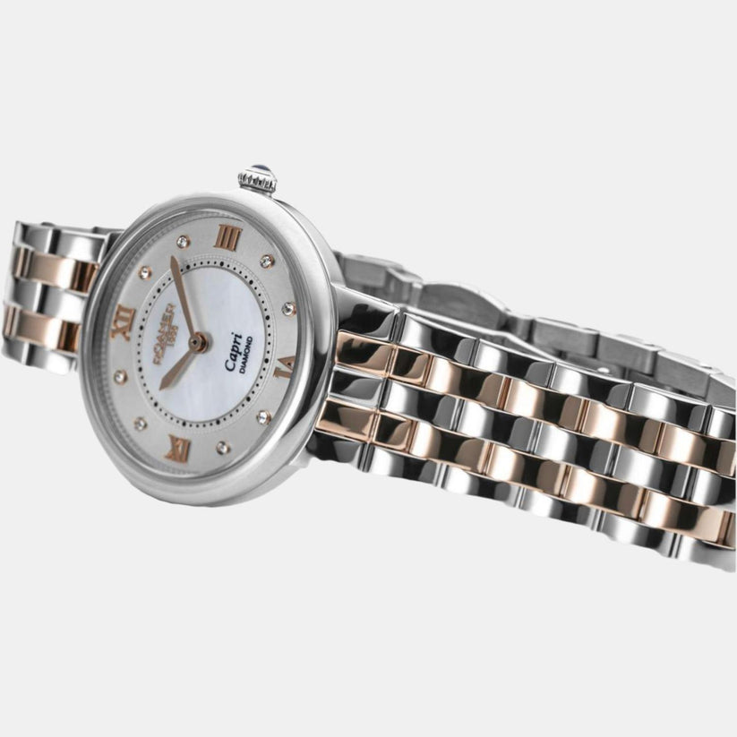Capri Diamond Women's Analog Stainless Steel Watch