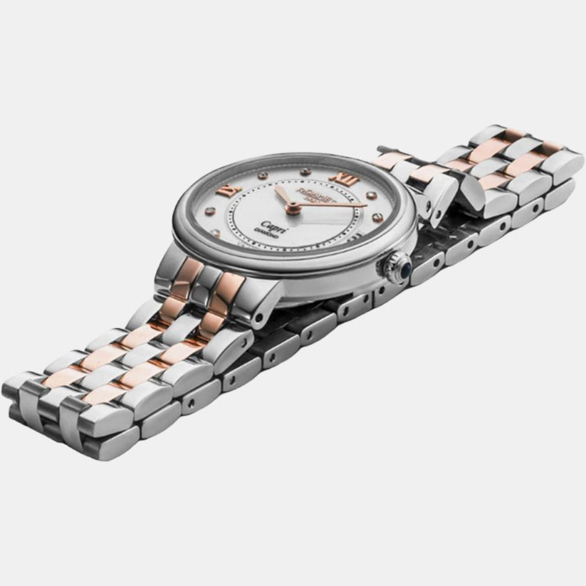 Capri Diamond Women's Analog Stainless Steel Watch