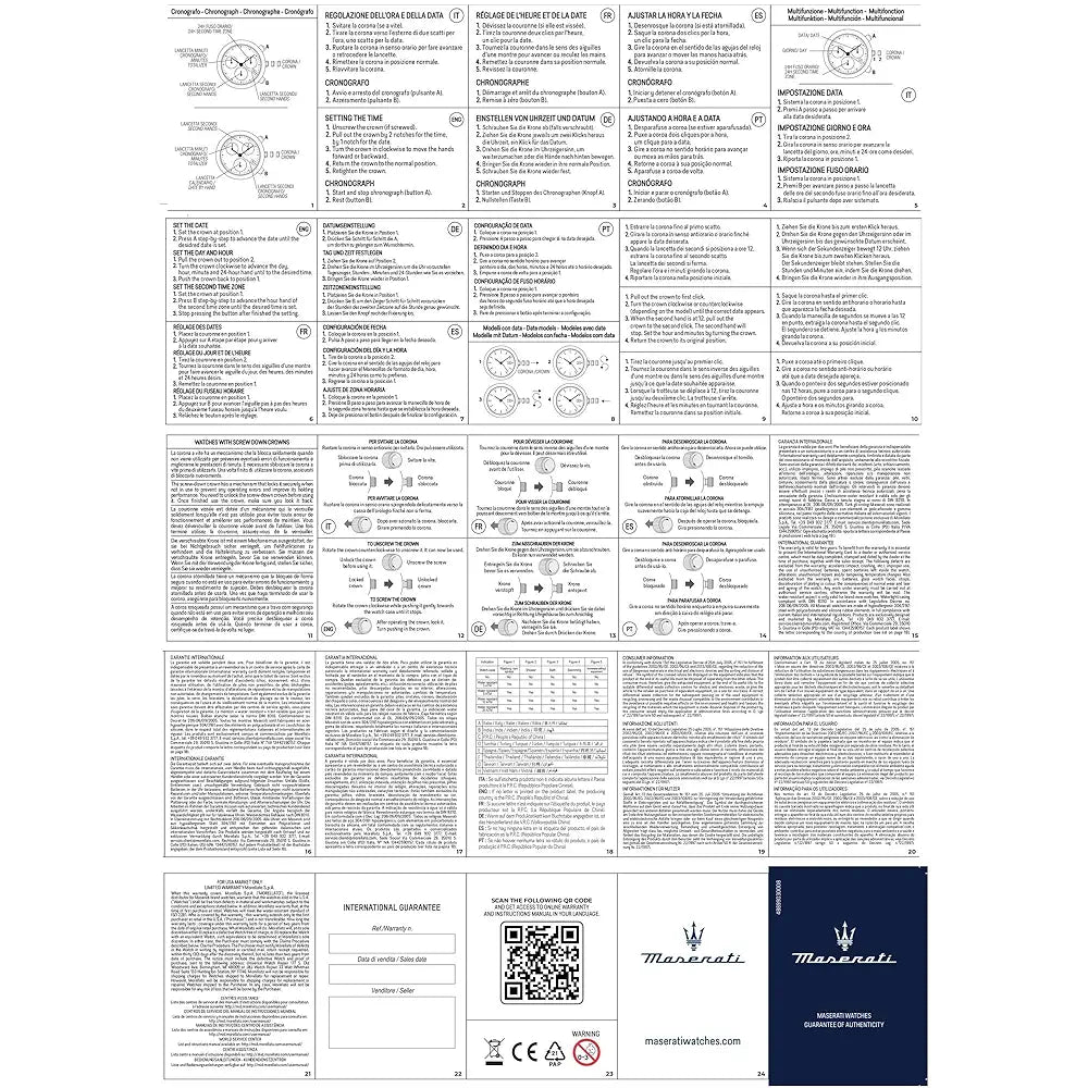 Maserati Men Successo R8871621011 Black Dial Silicone Quartz Fashion Analog Watch, Black Band