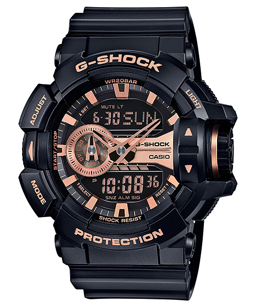 G-Shock Duo Analogue-Digital Watch GA400GB-1A4