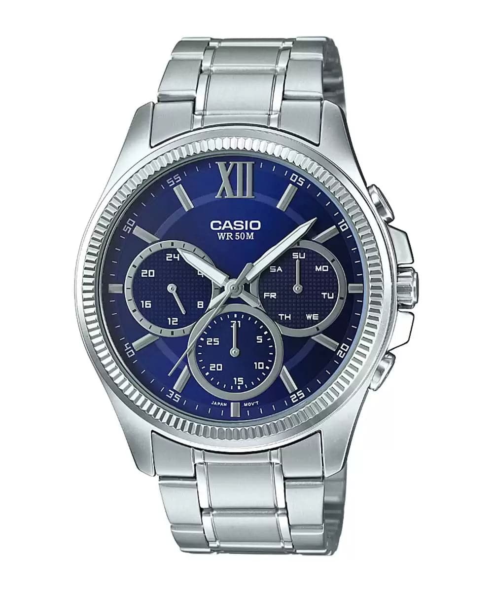 Casio Enticer Men Analog Blue Dial Men'S Watch