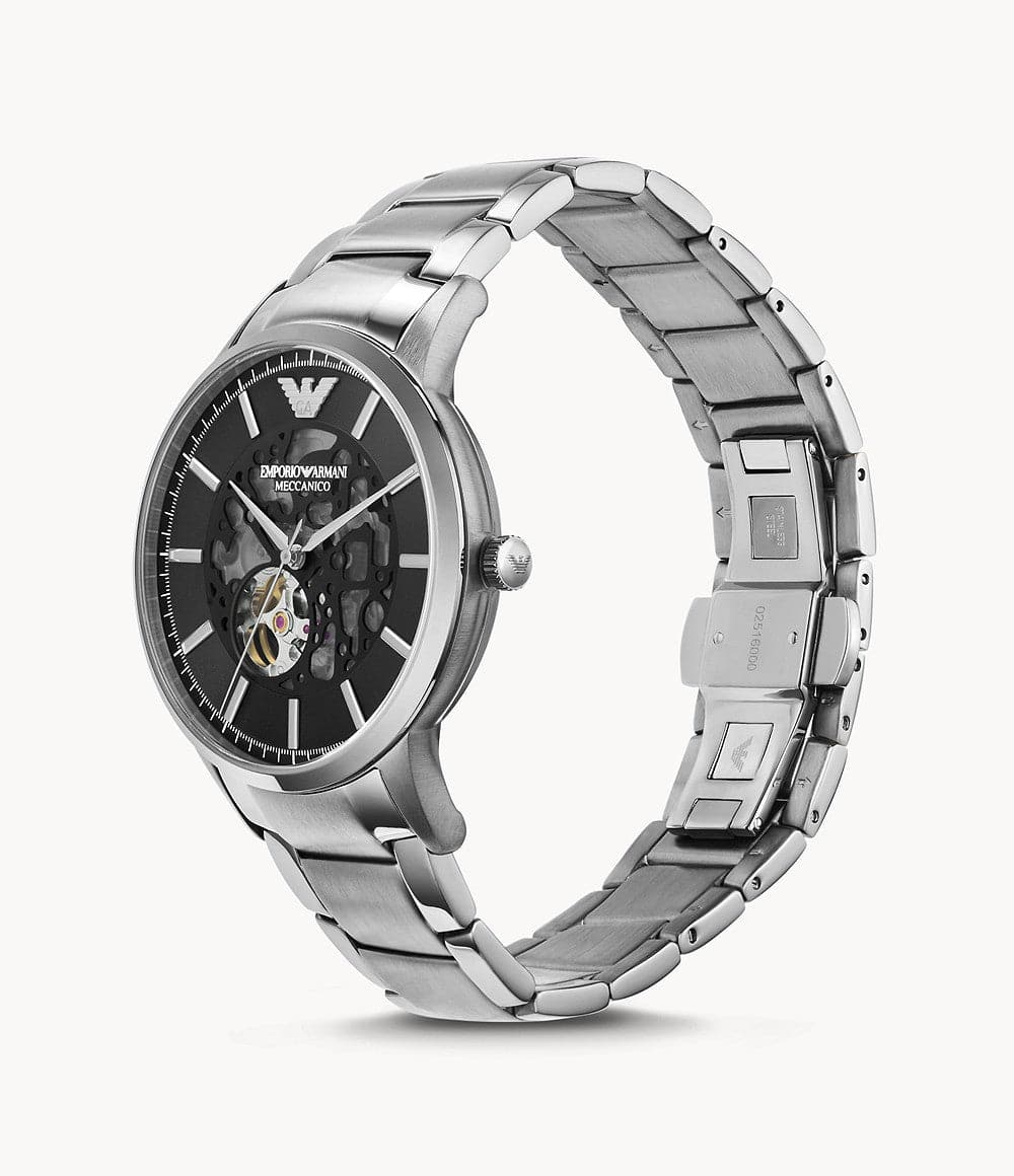Emporio Armani Automatic Stainless Steel Watch AR60055