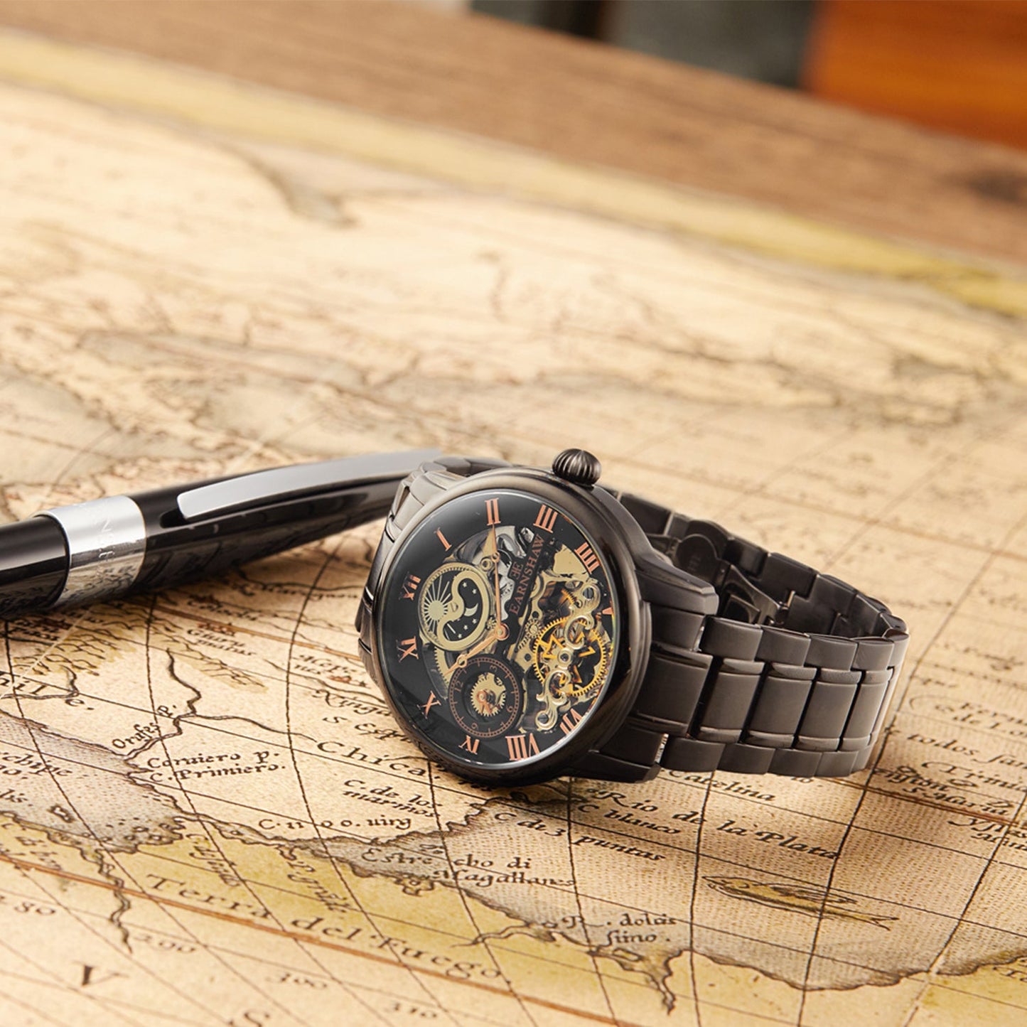 Longitude Dual Time Men's Watch - ES-8006-55