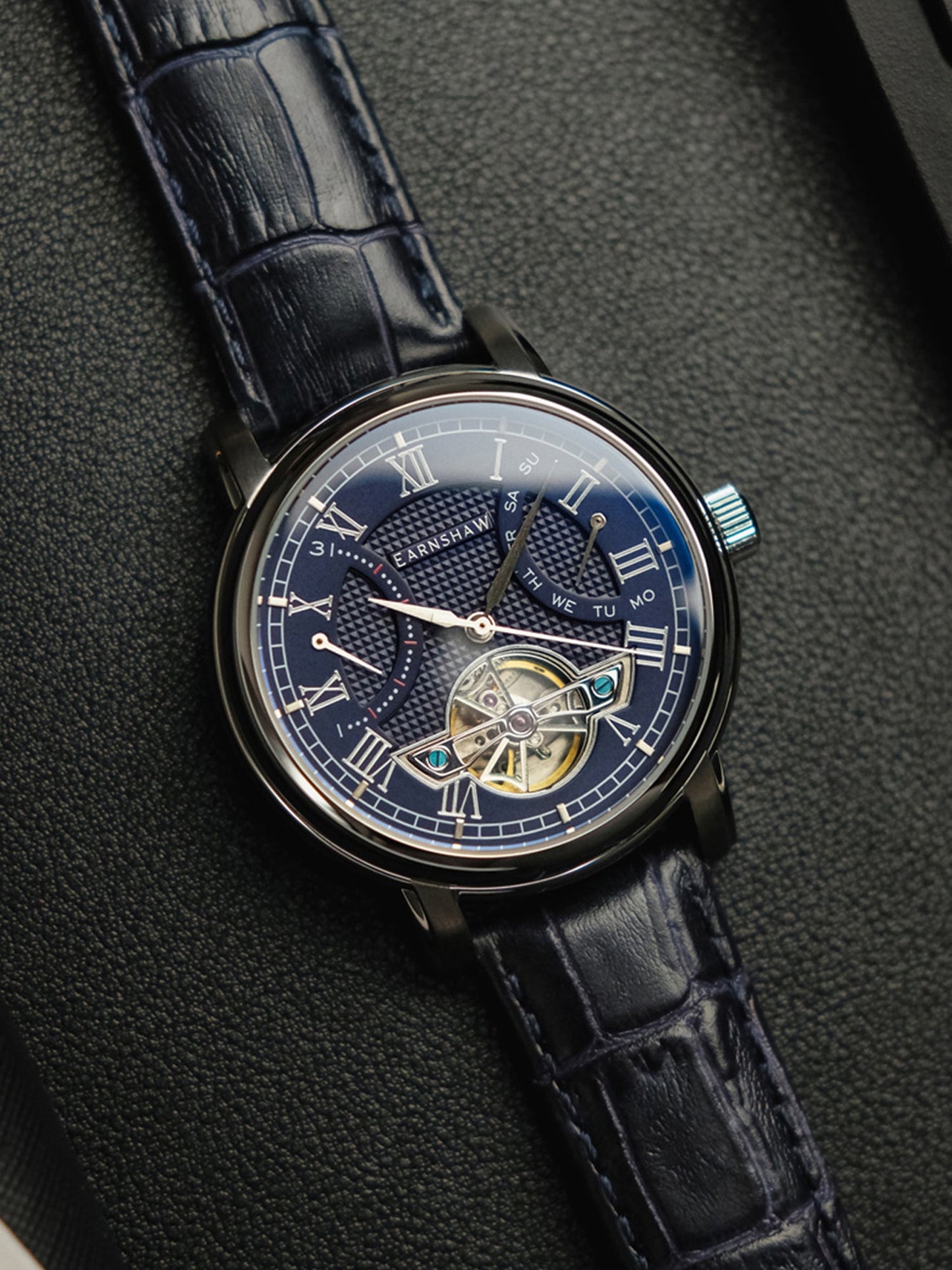 Longcase Double Retrograde Multifunction Men's Watch - ES-8169-02