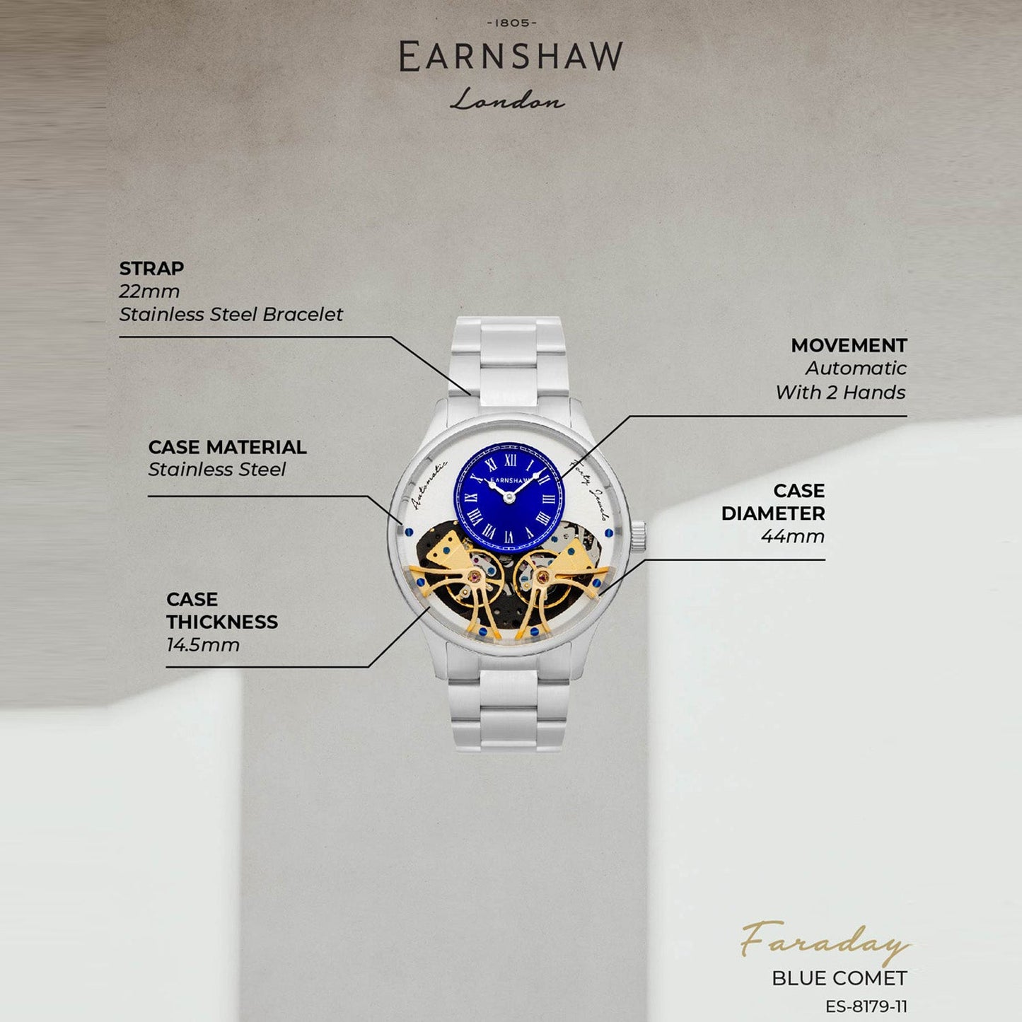 Scientists Faraday Automatic Men's Watch - ES-8179-11