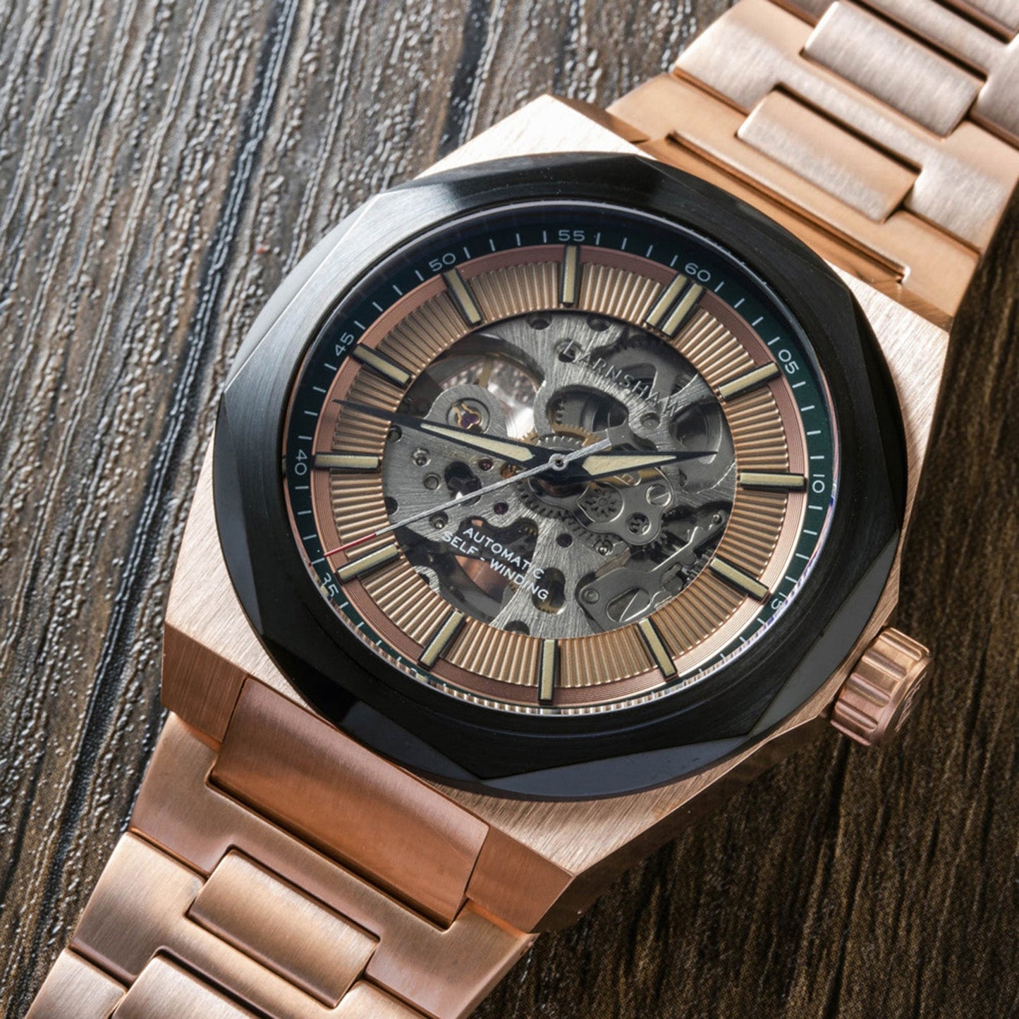 Automatic Skeleton Men's Watch - ES-8182-CC
