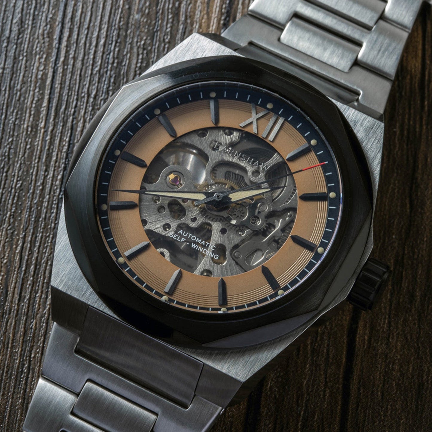 Automatic Skeleton Men's Watch - ES-8183-88
