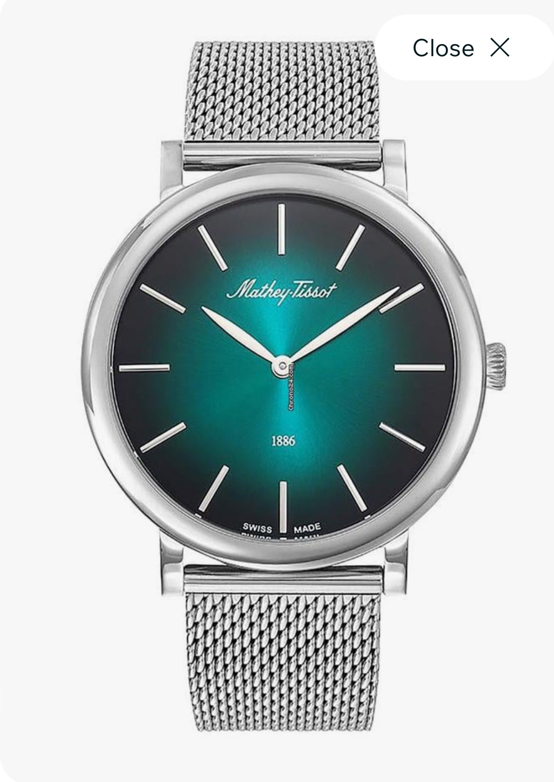 Mathey-Tissot
Monsoon Stainless Steel Green Dial Quartz H7916AV Men's Watch