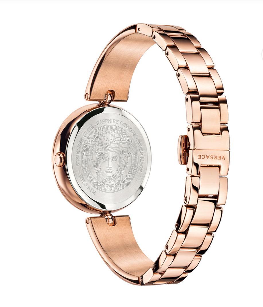 VERSACE
Women Rose Gold Chronograph Stainless Steel Watch VECQ00718