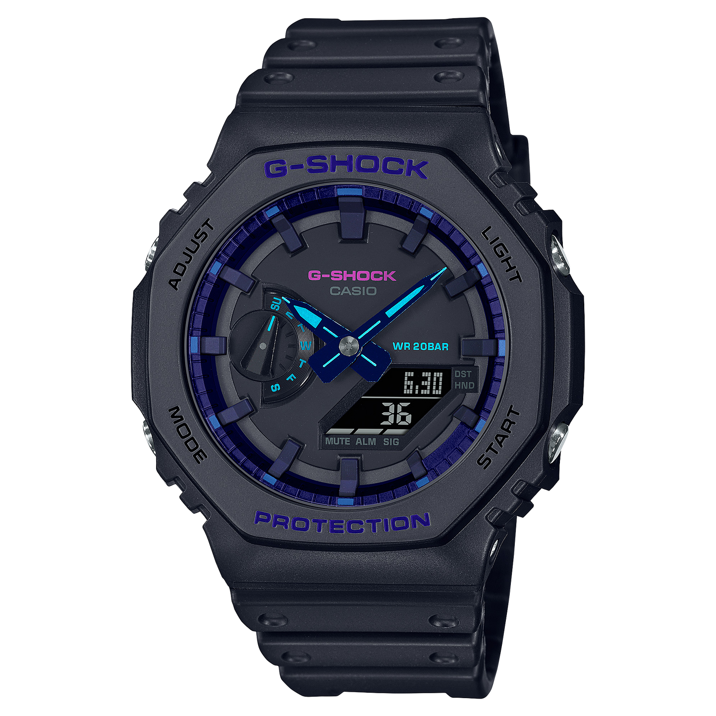 G-Shock CasiOak Virtual World Mens Watch GA2100VB-1A